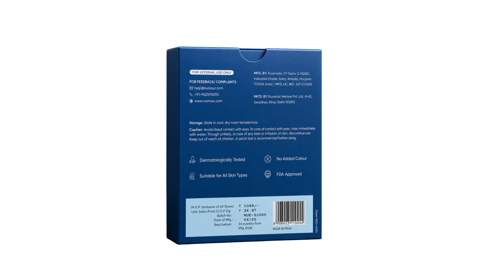 Numour Damn Dewy Intense Hydration & Barrier Repair Pressed Serum – 30g - Image 2