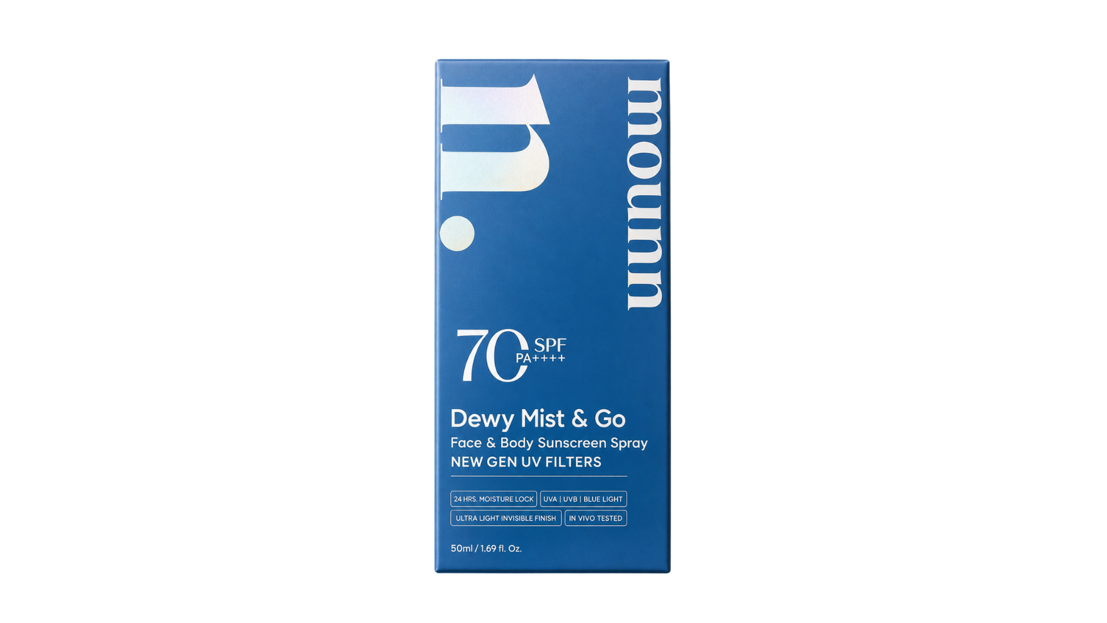 Numour Dewy Mist & Go Face & Body Sunscreen Spray SPF 70 PA++++