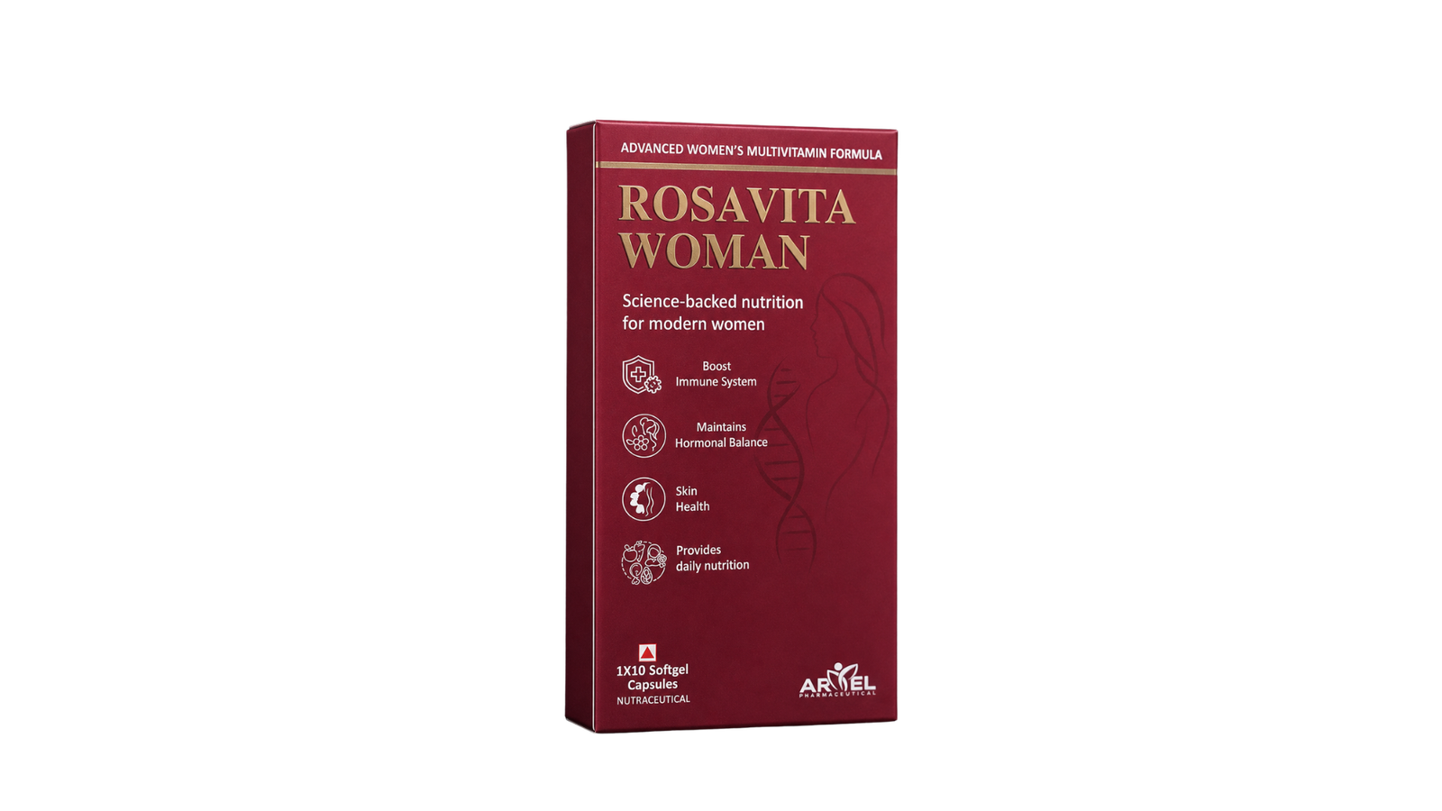 Rosavita Woman Advanced Women’s Multivitamin Formula – 10 Softgel Capsules